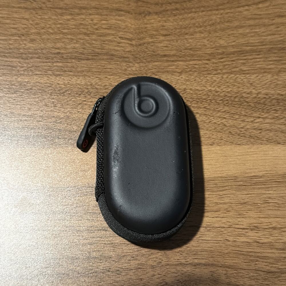 Genuine Beats By Dr Dre Hard Case For PowerBeats Earbud Black - Case Only